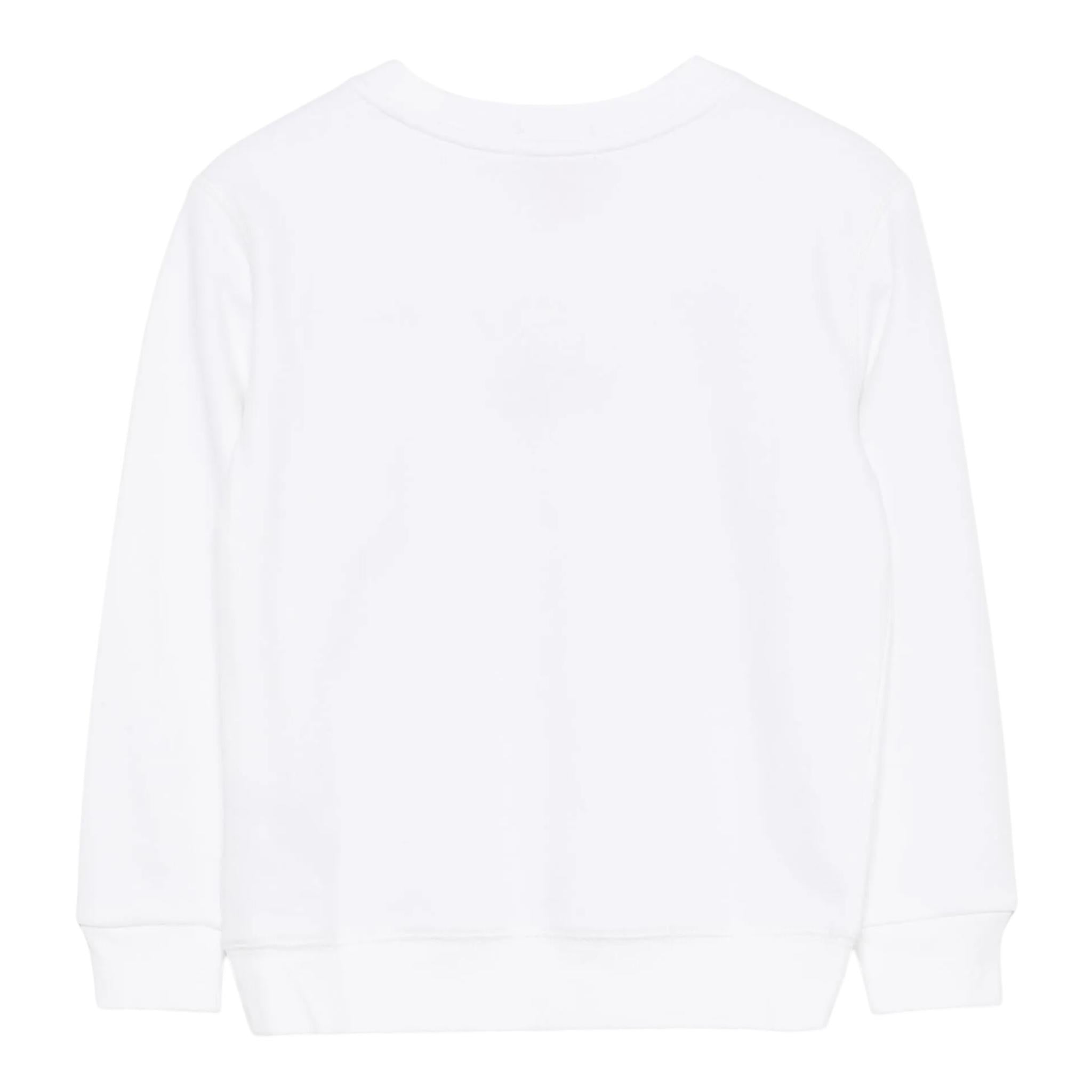 Ralph Lauren Felpa Chiusa Girocollo Tinta Unita per Bambino 322958154001 BIANCO RALPH LAUREN 