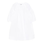 Simonetta Abit Manica Lunga Tinta Unita con Sampa per Bambina SW1B53L BIANCO SIMONETTA 