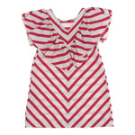 Monnalisa Abito Mezza Manica Fantasia A Righe per Bambina 177903 FUXIA MONNALISA 