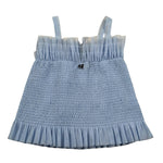 Dixie Top Tinta Unita per Bambina CC45290G74 AZZURRO DIXIE 