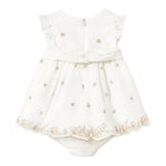 Mayoral Abito Tinta Unita con Stampa per Neonata 1856 BIANCO MAYORAL 