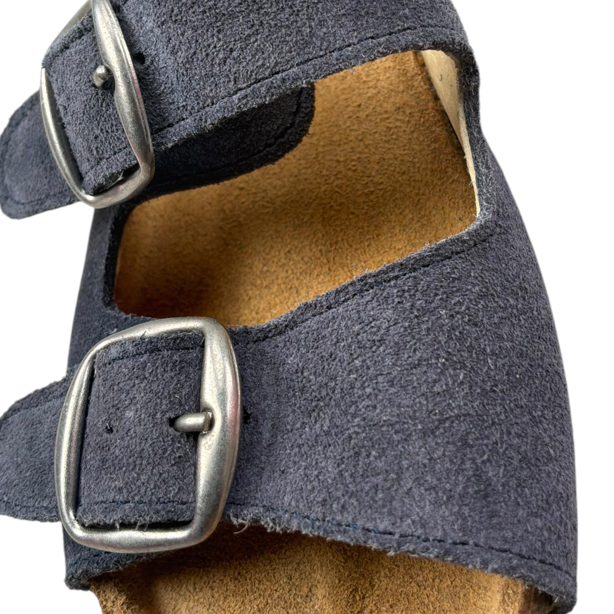 Panyno Sandalo Tinta Unita con Fibie per Bambino AC2801 BLU PANYNO 