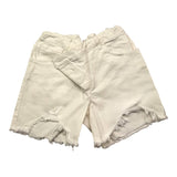 Fun & Fun Short Tinta Unita Con Girovita Regolabile Panna Per Bambina