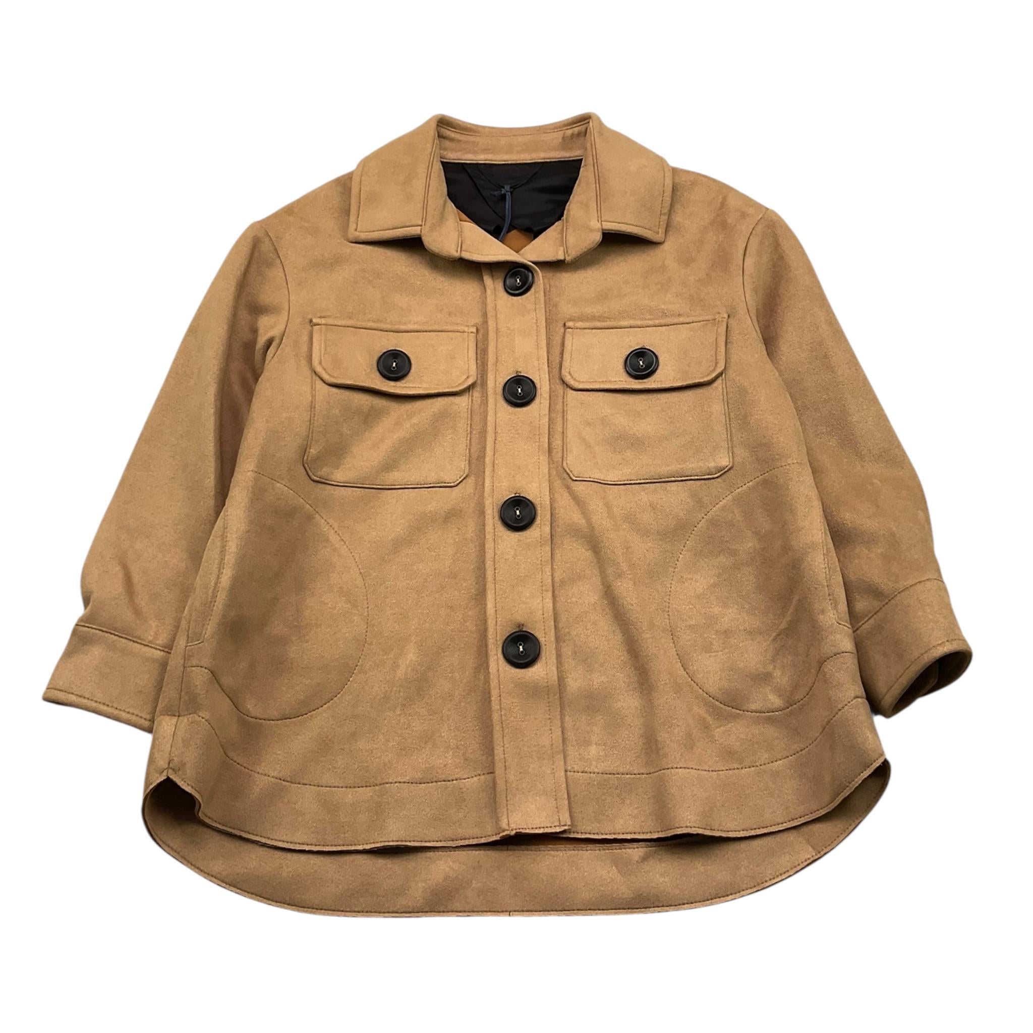 MIMISOL camicia manica lunga tinta unita in camoscio Beige per Bambina MFGC064 BEIGE MIMISOL 