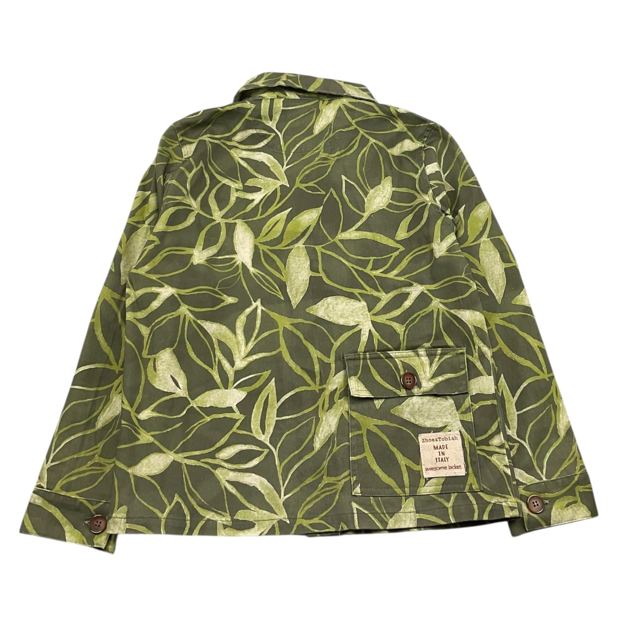 Zhoe & Tobiah Giacca Camicia Manica Lunga Stampa Fantasia per Bambino JU2M VERDE ZHOE & TOBIAH 