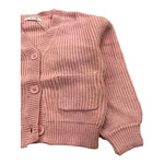 M+E' cardigan scollo a tinta unita Rosa per Neonata UE1420X ROSA M+E' 