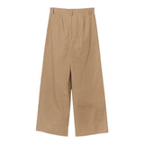 Elisabetta Franchi Pantalone Modello Palazzo Tinta Unita Beige Per Bambina