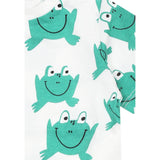 Stella Mccartney T-Shirt Girocollo Tinta Unita con Stampe Rana per Neonato TW8561 BIANCO STELLA McCARTNEY 
