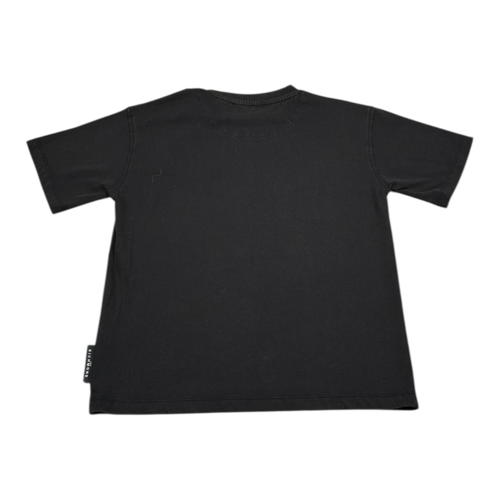 John Richmond T-Shirt Tinta Unita con Stampa per Bambino RBP26178TS NERO JOHN RICHMOND 