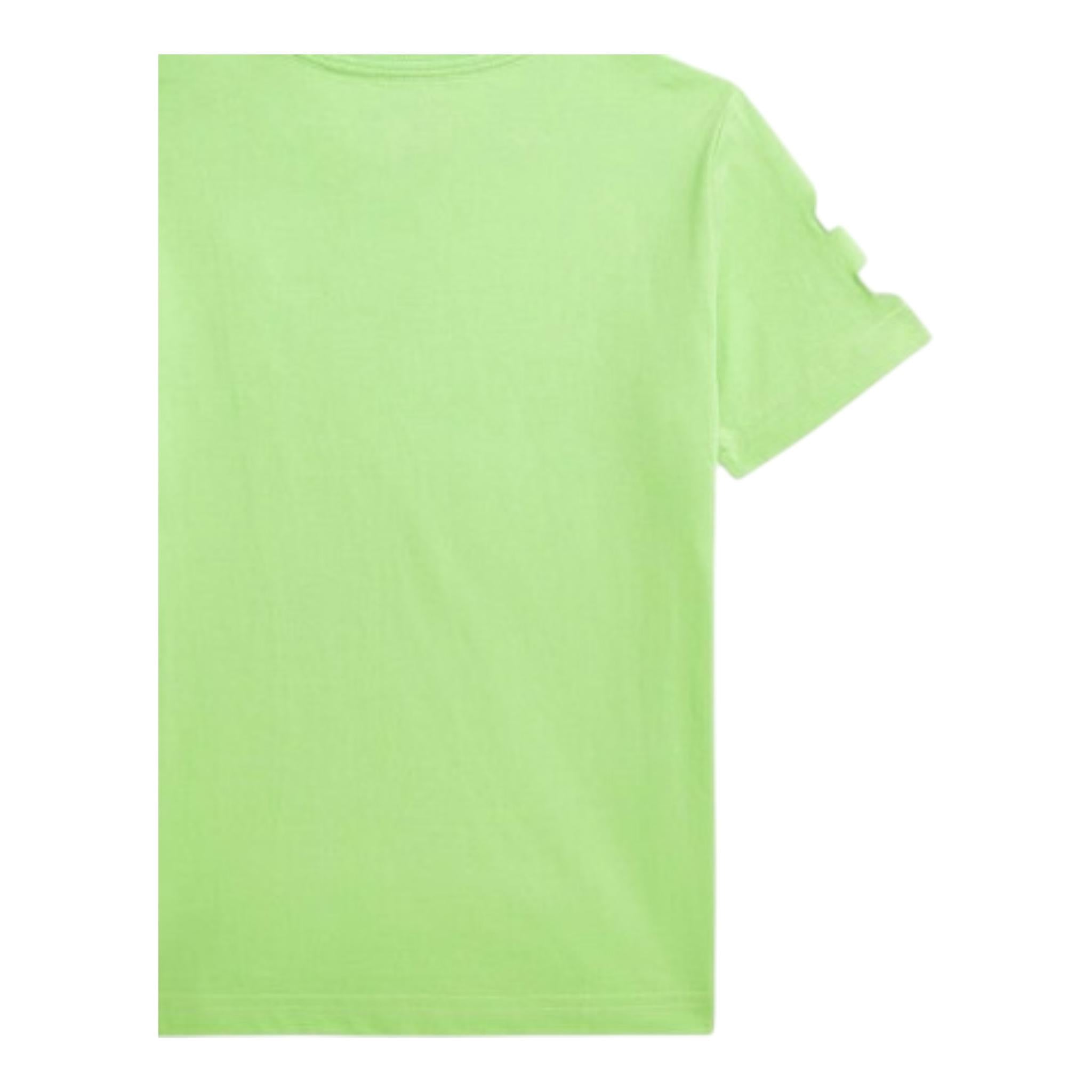 Ralph Lauren T-Shirt Girocollo Tinta Unita con Stampa per Bambino 323832097061 VERDE RALPH LAUREN 