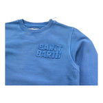 Saint Barth Felpa Tinta Unita Girocollo per Bambino 00775L COBALTO SAINT BARTH 