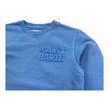 Saint Barth Felpa Tinta Unita Girocollo per Bambino 00775L COBALTO SAINT BARTH 