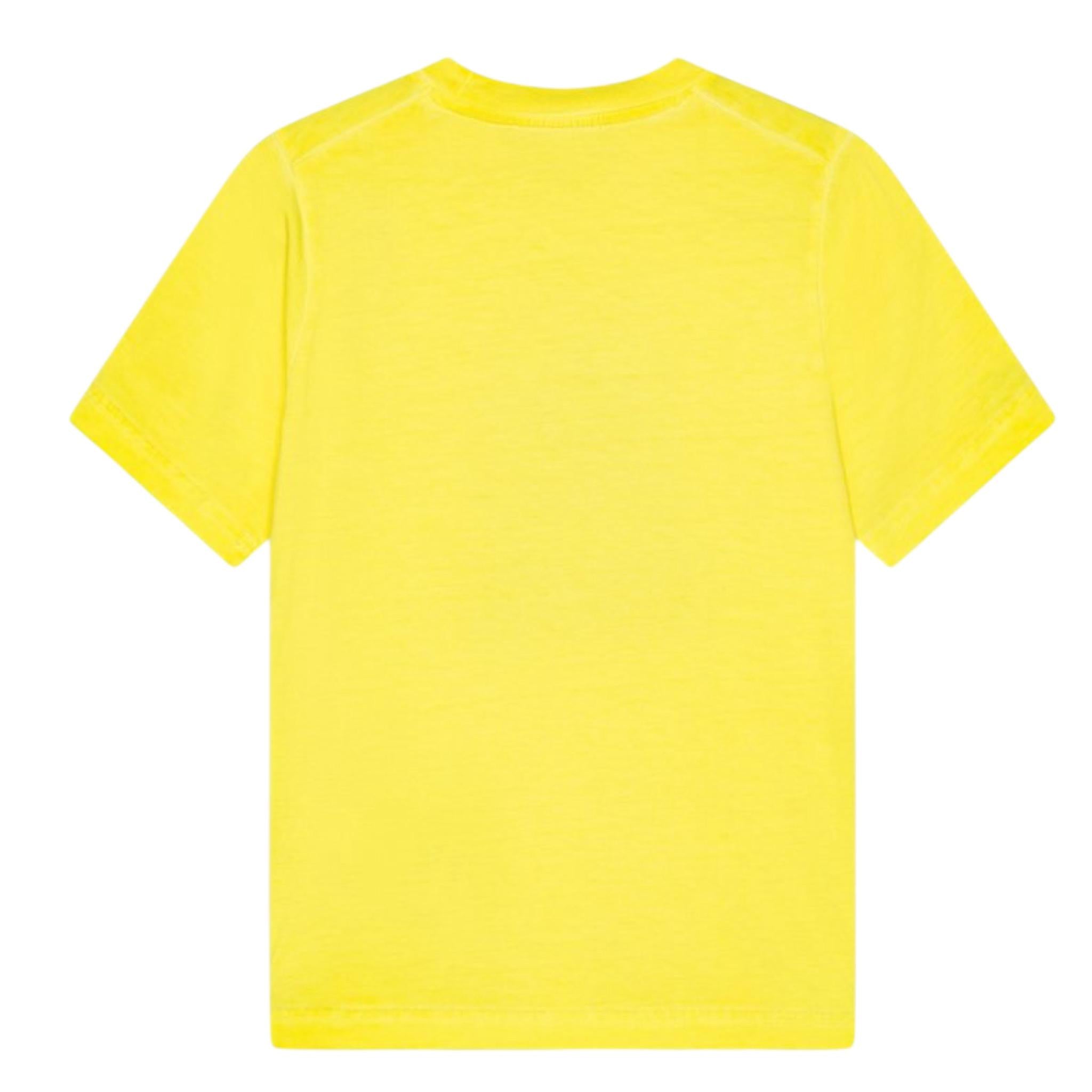 Dsquared2 T-Shirt Girocollo tinta unita con Collaborazione Invicta Giallo per Bambino DQ2924X GIALLO DSQUARED2 