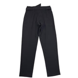 Alice Pi Pantalone Tinta Unita con Cinturino Nero per Bambina