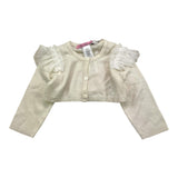 Liu Jo Coprispalle Tinta Unita con Tulle Panna per Bambina