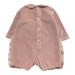 MARLU' pagliaccett tinta unita con fantasia pois Rosa per Neonata IB1023 ROSA MARLU' 