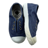 Chipie Sneakers Tinta Unita Con Suola In Contrasto Blu Per Neonato