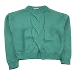 NAIDA maglia girocollo tinta unita Verde per Bambina NAMA299 VERDE NAIDA 