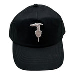 Trussardi Cappello Modello Berretto Tinta Unita con Stampa per Bambina TGP26028BT NERO TRUSSARDI 