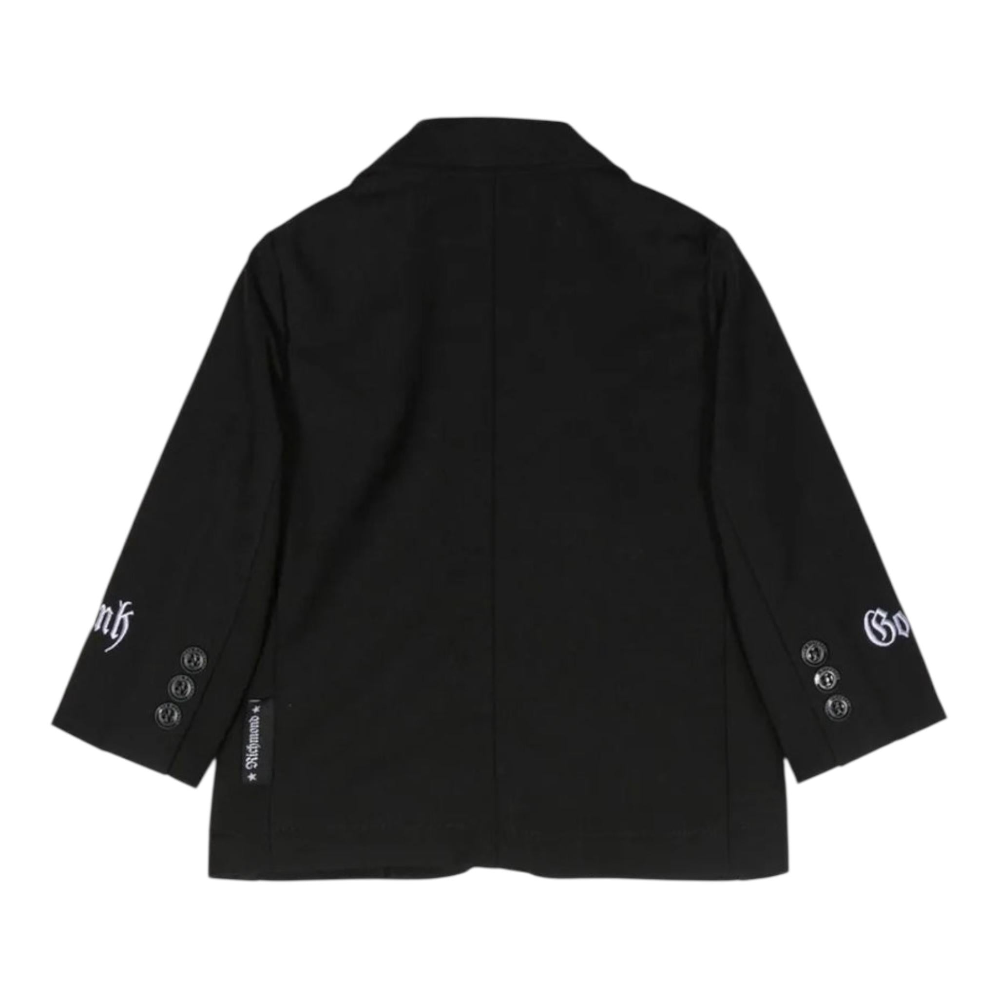 John Richmond Giacca Tinta Unita con Bottoni per Neonato RIP23085GC NERO JOHN RICHMOND 