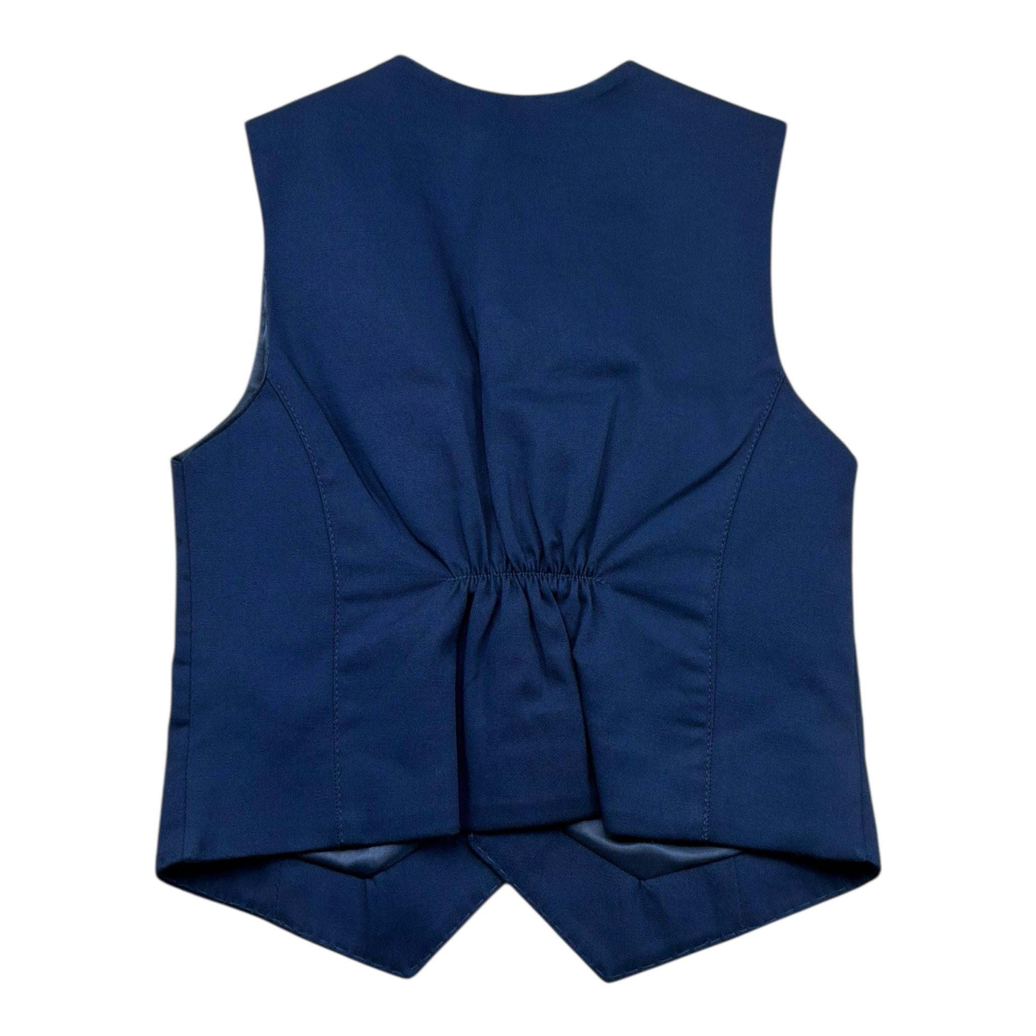 Manuel & Frank Gilet Tinta Unita per Bambino MF5011B BLU MANUEL & FRANK 