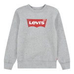 LEVI'S felpa chiusa girocollo tinta unita cn stampa logo Grigio per Bambino 9E9079 GRIGIO LEVI'S 