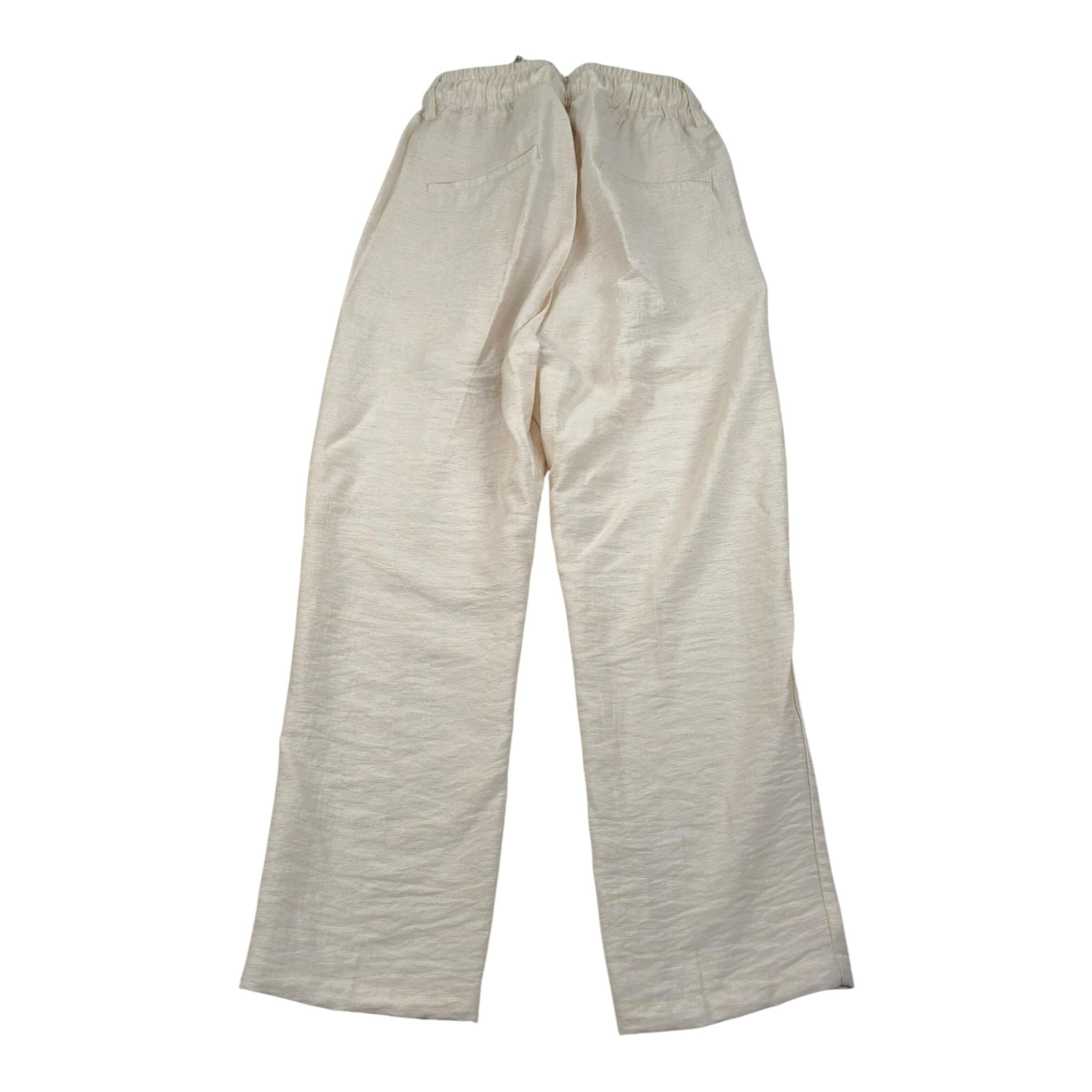 Never Too Pantalone tinta unita con Elastico In Vita Beige per Bambino NT2425R BEIGE NEVER TOO 