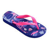 Havaianas Infradito Tinta Unita Con Fantasia Sirenetta Blu Per Bambina
