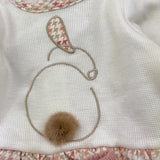 CALAMARO completo 2pz maglia-ghettina bicolore Bianco per Neonata 11024 BIANCO CALAMARO 