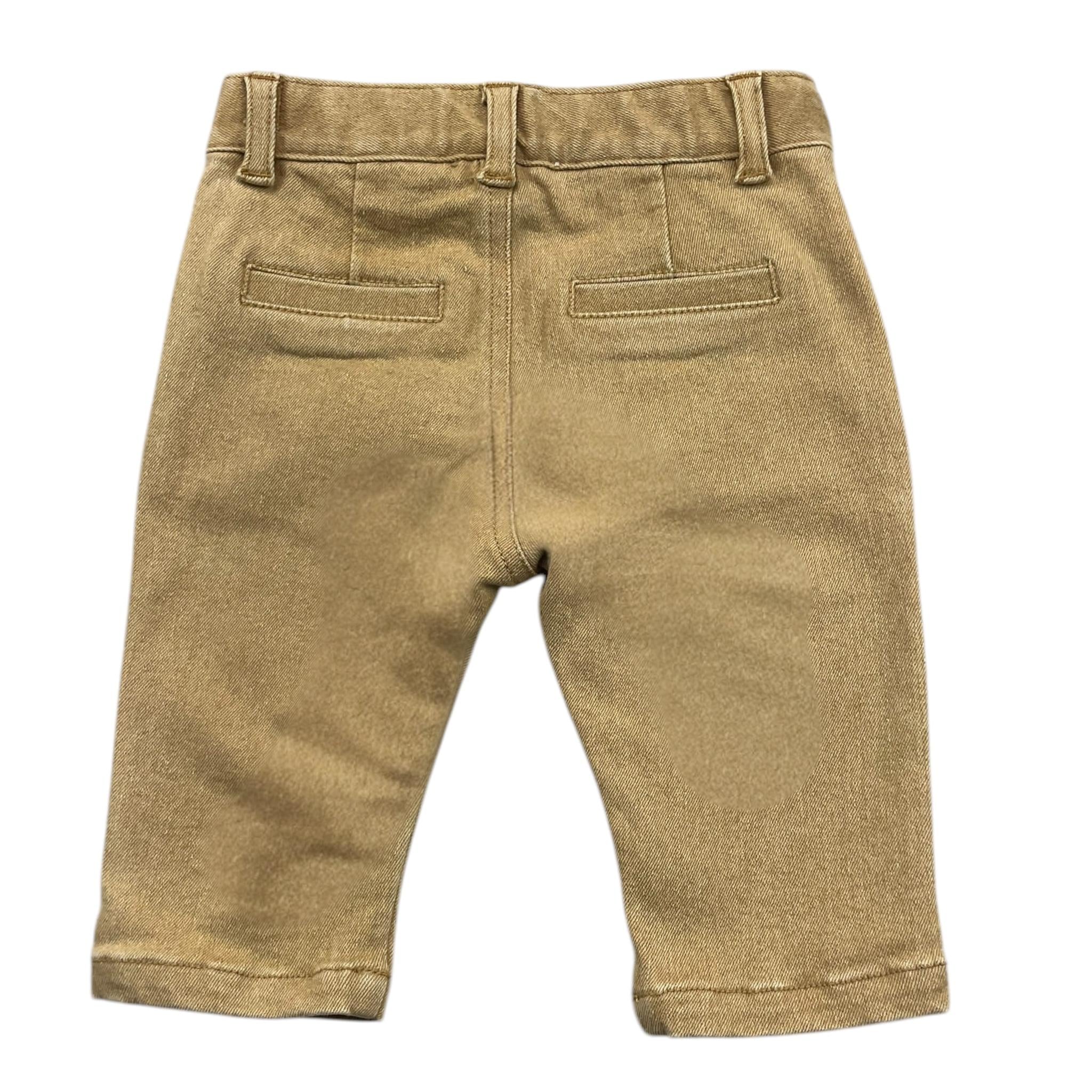 MOSCHINO pantalone tinta unita con logo Sabbia per Neonato MUP05L SABBIA MOSCHINO 