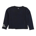 DOU DOU cardigan tinta unita con laccio Blu per Bambina DV4A00 BLU DOU DOU 