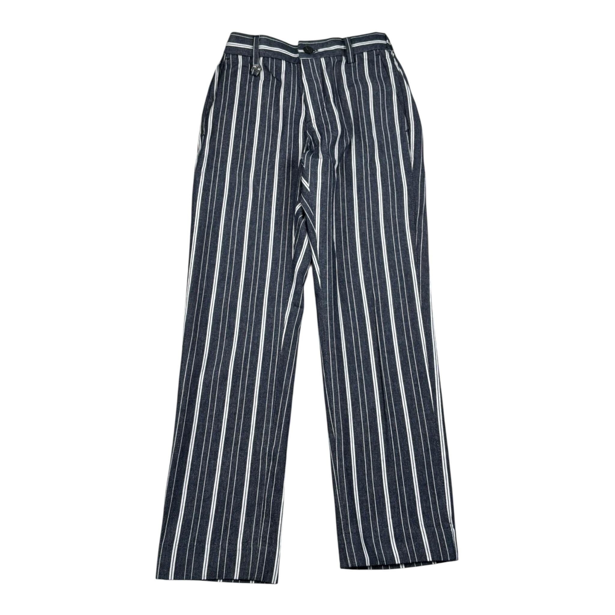 Antony Morato Pantalone Bicolore con Fantasia A Righe per Bambino MKTR00172 BLU ANTONY MORATO 