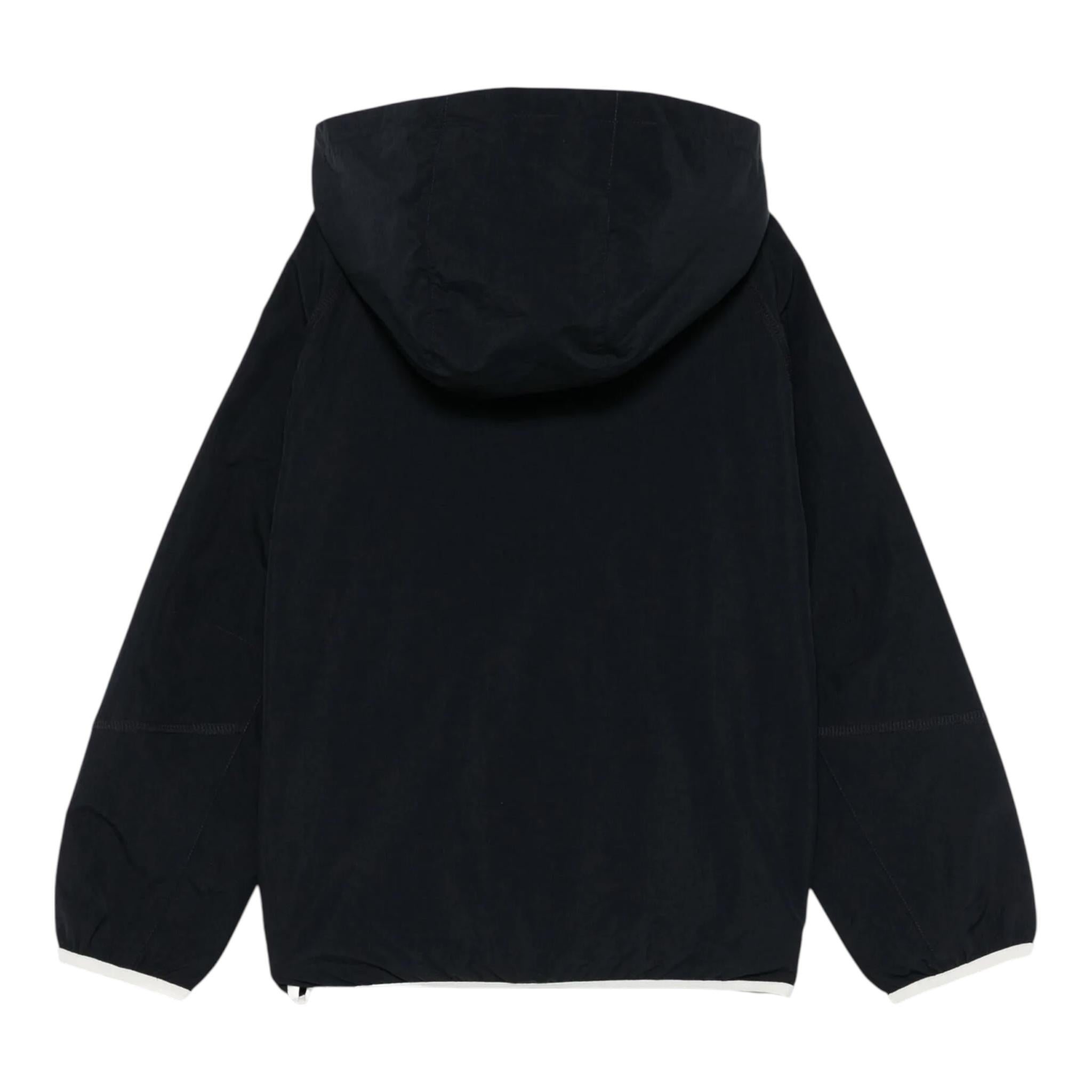 Emporio Armani Giubbino Tinta Unita con Cappuccio per Bambino EB000097 BLU EMPORIO ARMANI 