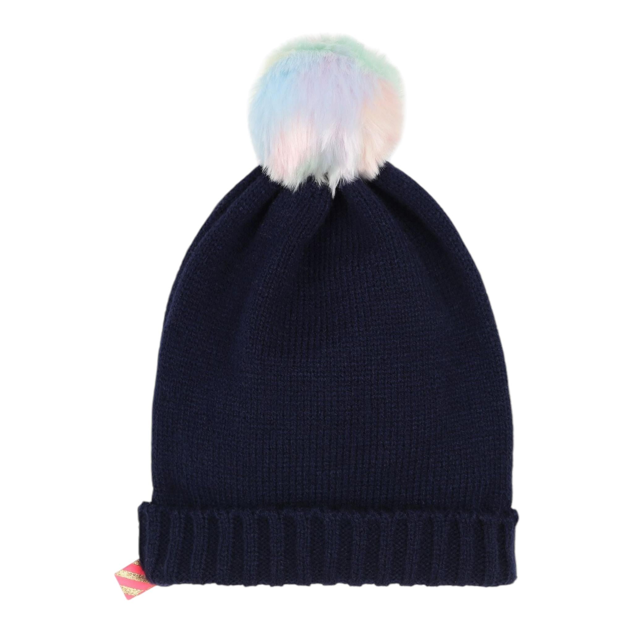 BillIEBLUSH cappello tinta unita con unicorno Blu per Bambina U20606 BLU BillIEBLUSH 