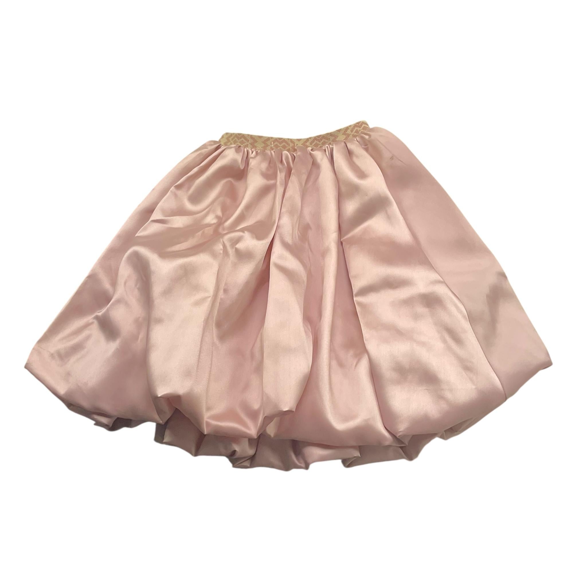 Nikolia Gonna Tinta Unita per Bambina MAGNETIC ROSA NIKOLIA 