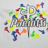 Cesare Paciotti T-Shirt Girocollo Tinta Unita con Stampa per Neonato TSP4119BN BIANCO CESARE PACIOTTI 