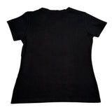 Marc Ellis T-Shirt Girocollo Tinta Unita con Stampa per Bambina JMJTS16481 NERO MARC ELLIS 