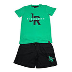 John Richmond Completo 2 Pezzi T-Shirt-Bermuda Verde/Nero per Bambino HBP23011CJ VERDE/NERO JOHN RICHMOND 