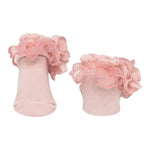 Mayoral Babbucce Tinta Unita con Fascia Capelli per Neonata 9868 ROSA MAYORAL 