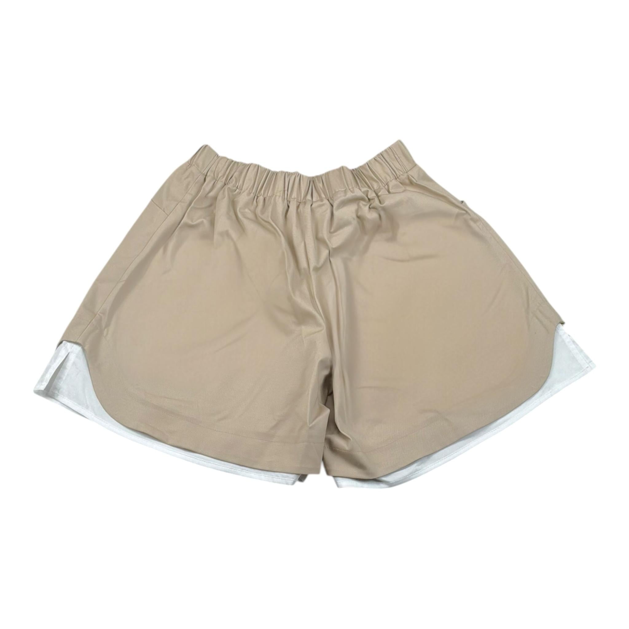 Vicolo Short Tinta Unita con Elastico In Vita per Bambina 3146S00205X BEIGE VICOLO 