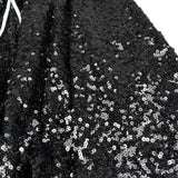 John Richmond Gonna Tinta Unita con Paillettes per Bambina RGP26195GO NERO JOHN RICHMOND 