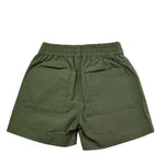 Moschino Short Tinta Unita con Stampa per Neonata MUQ01N VERDE MOSCHINO 