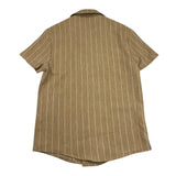 Daniele Alessandrini Camicia Mezza Manica Tinta Unita Beige Per Bambino