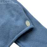 Le Coconne Coprispalle Tinta Unita per Neonata LCN2117 BLU LE COCONNE 