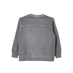 N°21 felpa tinta unita girocollo con stampa Grigio per Bambino N21970 GRIGIO N°21 