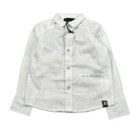 John Richmond Camicia tinta unita con Logo Bianco per Neonato RBP23054CA BIANCO JOHN RICHMOND 