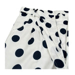 Sarabanda Pantalone Tinta Unita con Fantasia Cerchi per Bambina 0J424 BIANCO SARABANDA 