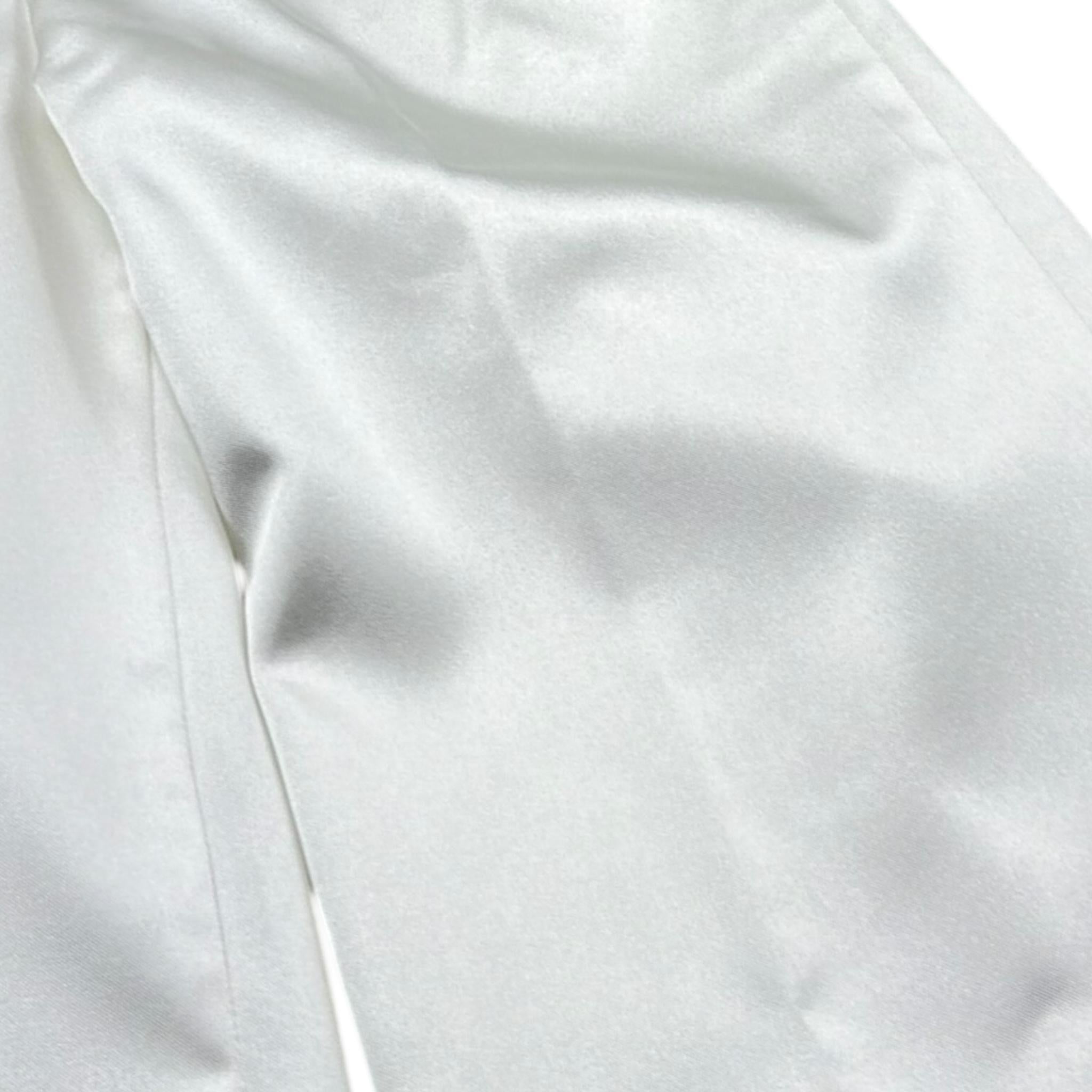 Trussardi Pantalone Tinta Unita Lucido per Bambina TGP26088PA BIANCO TRUSSARDI 