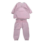 Scaldacuore Completo 2 Pezzi Maglia-Pantalone Tinta Unita per Neonata PS06PANTPE24 ROSA SCALDACUORE 