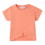 Sarabanda T-Shirt Tinta Unita Girocollo per Bambina 0B317 PESCA SARABANDA 